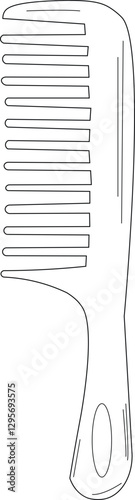 The Illustration of minimalist Comb