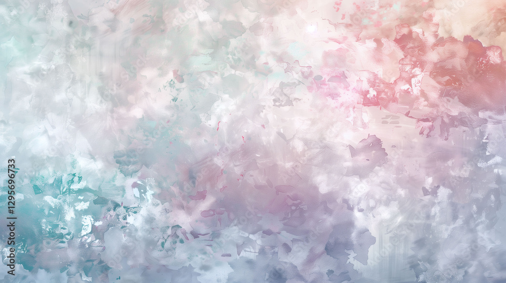 Obraz premium High-Resolution Watercolor Painted Wall – Ultra-HD Soft Abstract Art