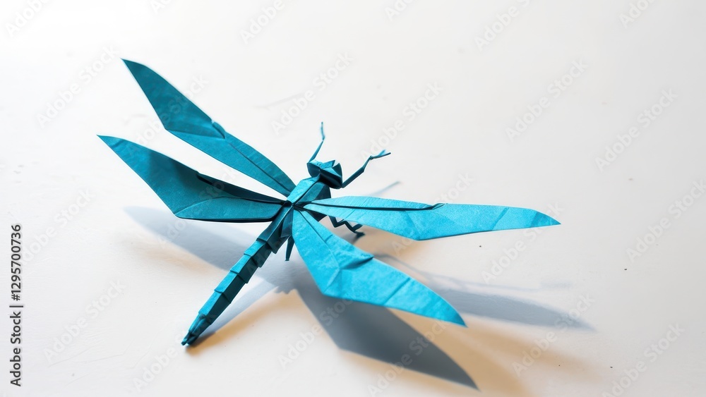 vibrant origami dragonfly capturing the art of paper folding vibrant origami dragonfly capturing the art of paper folding