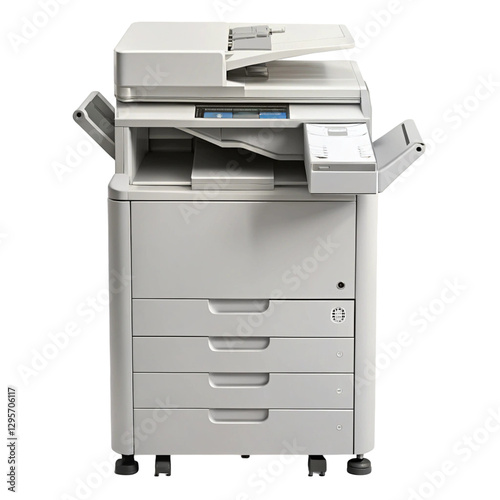 printer isolated on white background