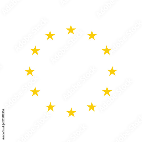 Europe flag union ,Standard flag icon Europe vector logo template