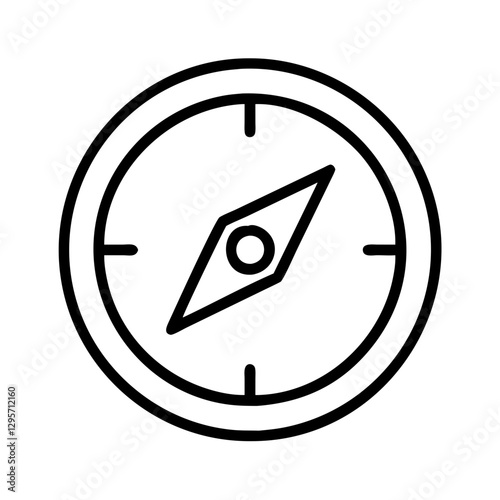 Free Download compass direction icon, compass direction line art - simple line art of compass direction, perfect for compass direction logos and icons - GFXLoad