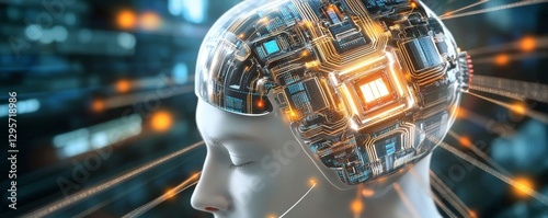 Exploring the future of artificial intelligence a deep dive into technology concepts digital landscape graphic representation algorithmic environment futuristic viewpoint