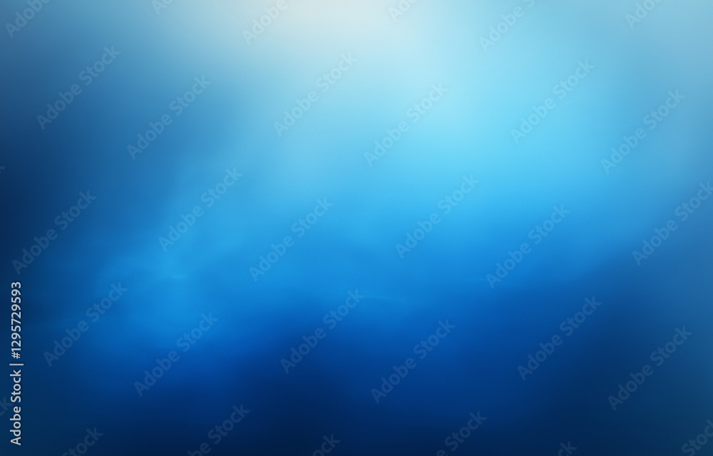 Fototapeta premium Blue background, blurry smoke effect, dark blue color tone, minimalist style, flat composition, high contrast, blurred foreground, wide-angle lens, soft light, mysterious atmosphere