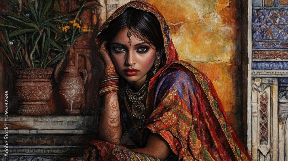 Obraz premium Ajodhya's Artistic Marvels: Exploring Cultural Expressions
