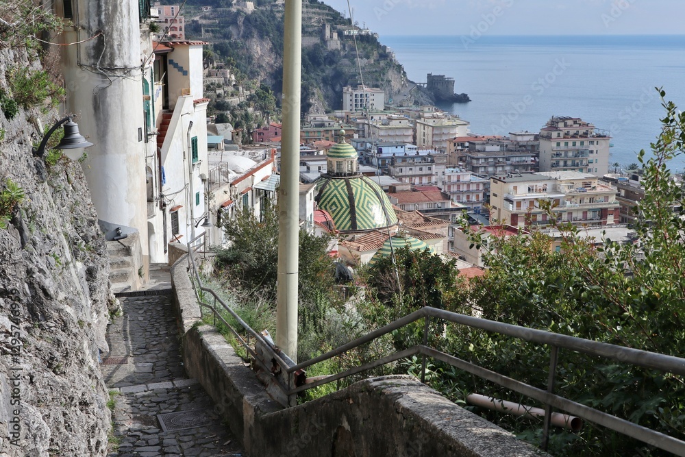Maiori - Scorcio dal Sentiero dei Limoni di Via San Giuseppe