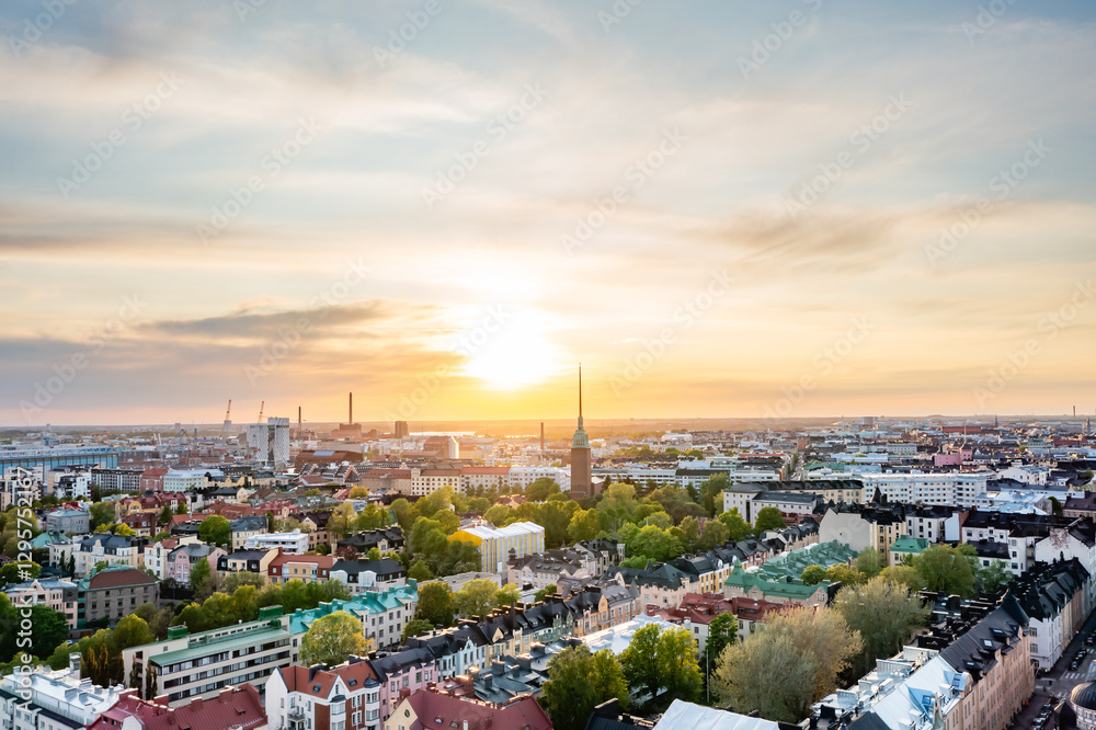 view of the city