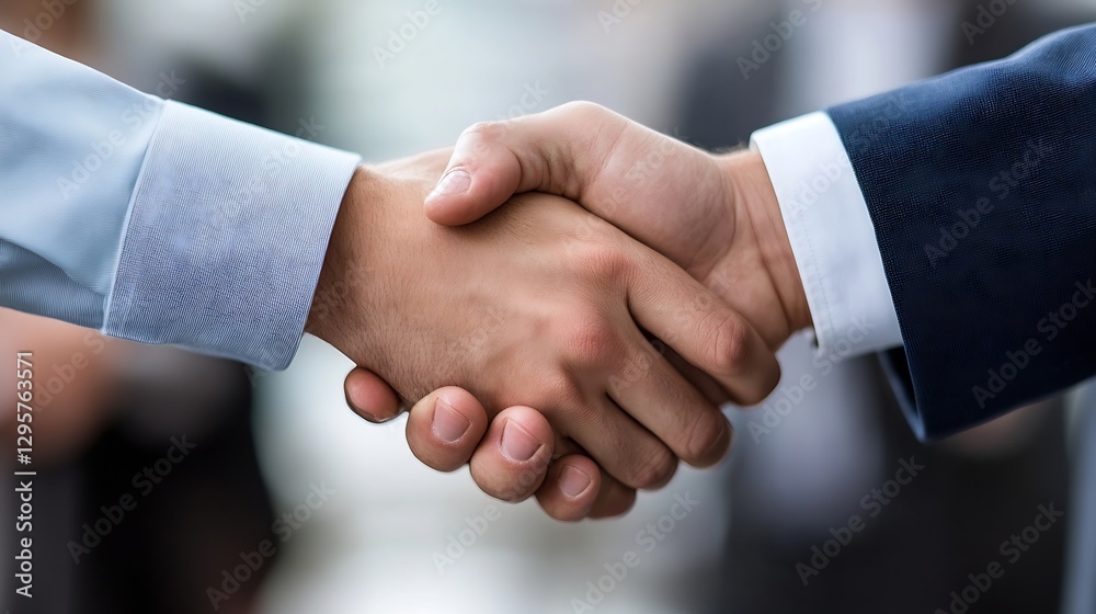 Close Up of Two Hands Shaking in a Business Deal Symbolizing Partnership and Agreement : Generative AI Close Up of Two Hands Shaking in a Business Deal Symbolizing Partnership and Agreement : Generative AI