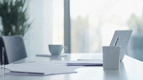 Wallpaper Mural Medical debt reviewed by a senior couple at a modern office desk. Featuring clarity and focus Torontodigital.ca