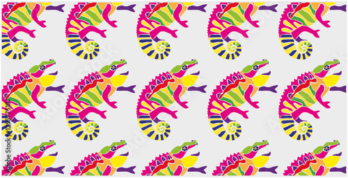 chameleon pattern mumbai style
