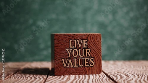 The Wooden Values Quote Block
