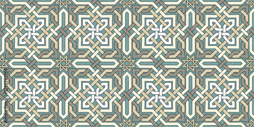 Celtic knot seamless pattern creative colorful theme vector tiles texture fabric textile paper print packaging wrapping background wallpaper