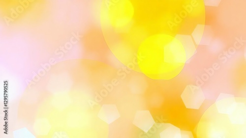 Bright colorful bokeh background with glowing lights and soft blurred circles