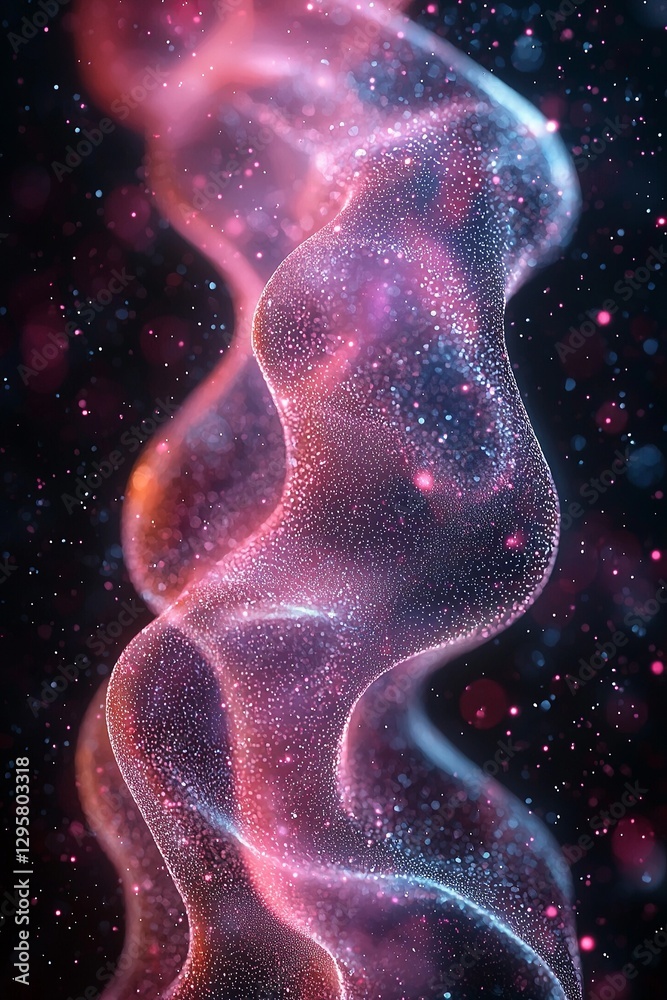 A pink and blue abstract background with a spiral design A pink and blue abstract background with a spiral design