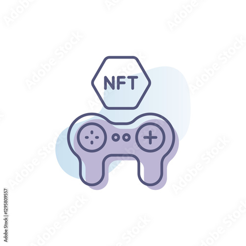 Nft Game Asset Vector icon