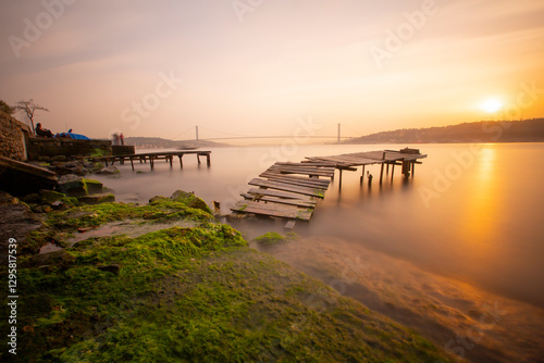 A fantastic view of the Bosphorus Bridge photo