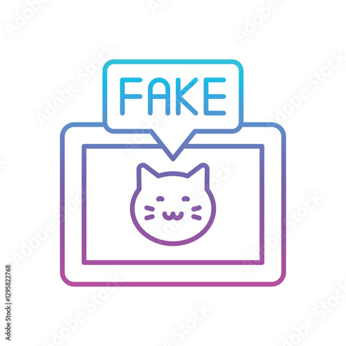 Fake Art Vector icon