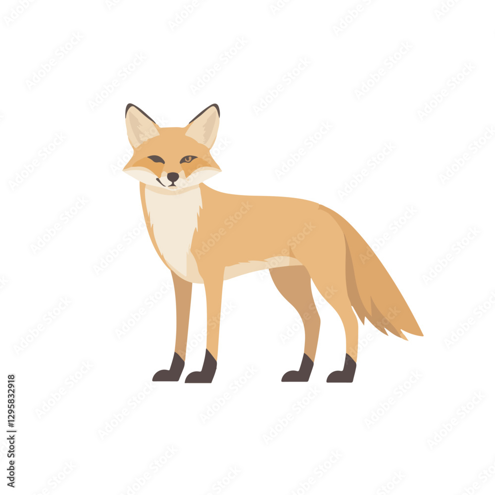 a Simple flat illustration orange fox motion graphic flat-design vector animation , isolated in white background, 2D flat icon, logo animals a Simple flat illustration orange fox motion graphic flat-design vector animation , isolated in white background, 2D flat icon, logo animals