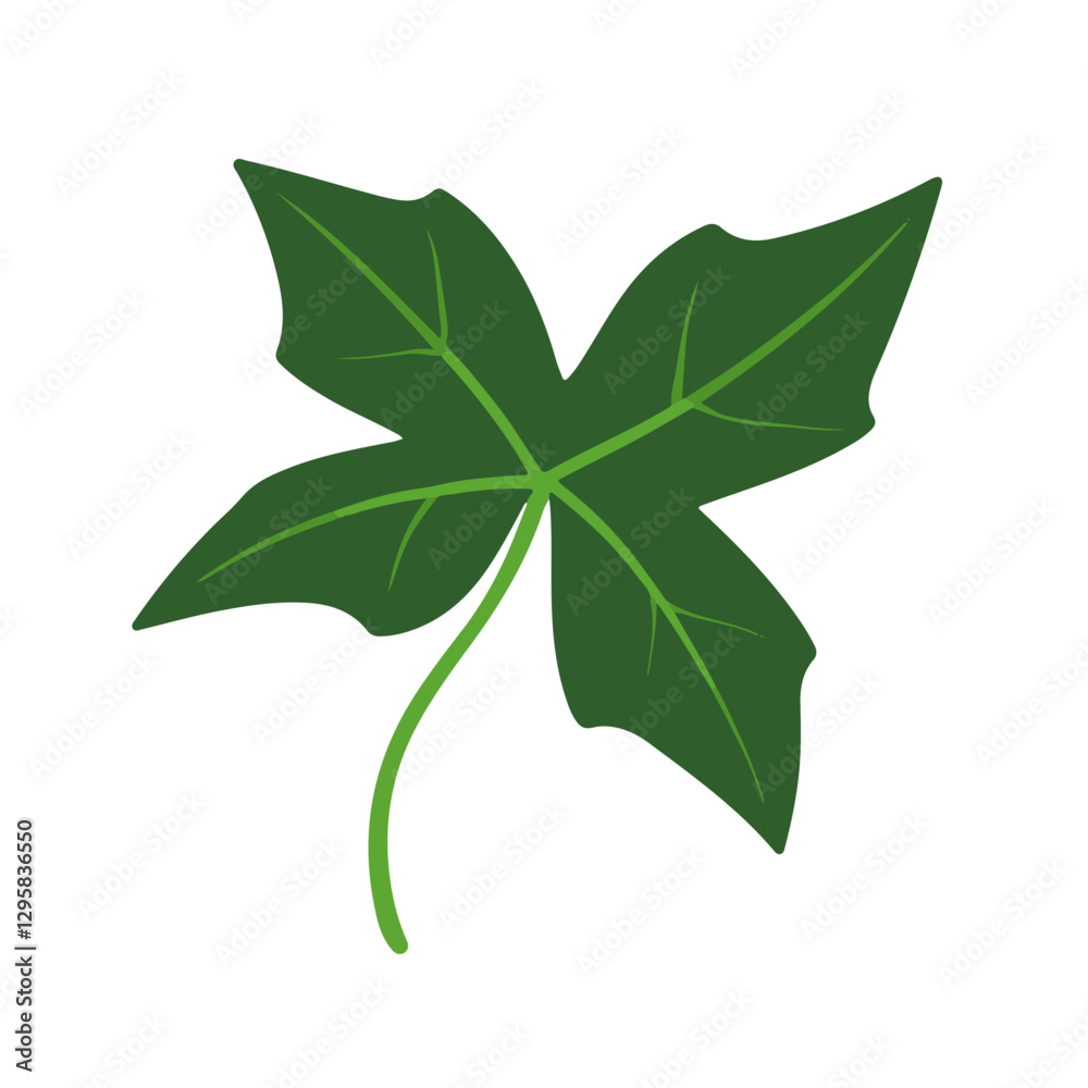 A 2D simple green ivy leaves motion graphic flat-design vector animation style, in a white background, flat design, animation design, vector, flat design, logo A 2D simple green ivy leaves motion graphic flat-design vector animation style, in a white background, flat design, animation design, vector, flat design, logo