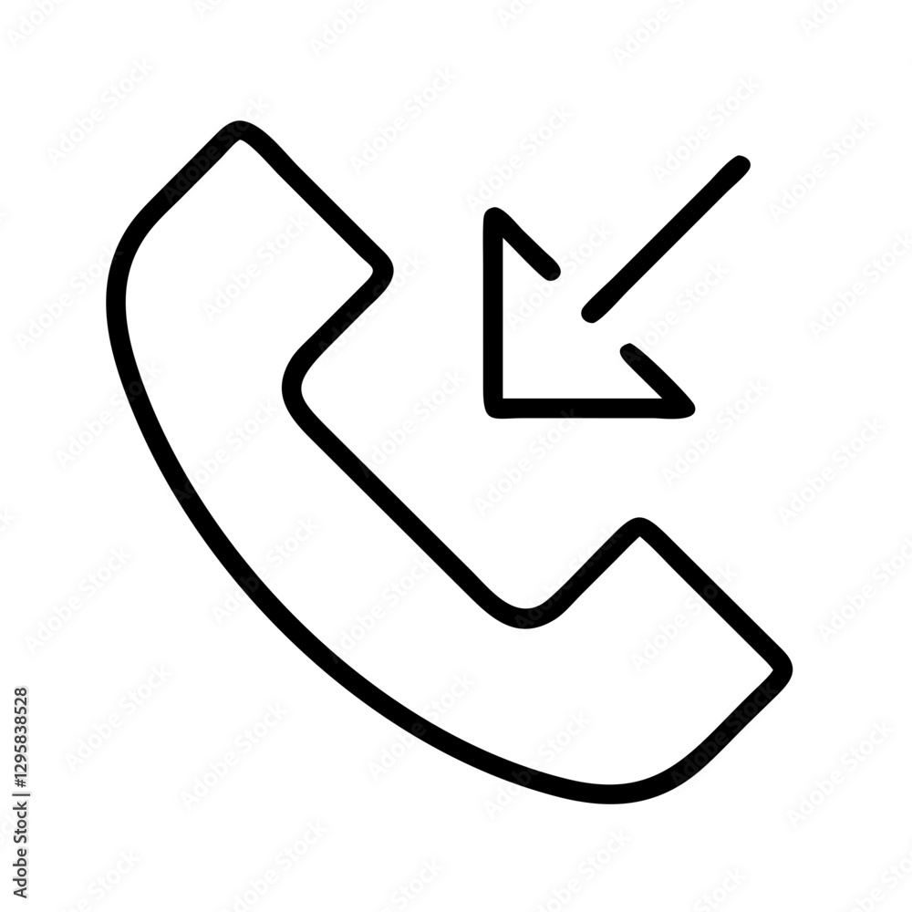 outgoing call icon, outgoing call line art - simple line art of outgoing call, perfect for outgoing call logos and icons outgoing call icon, outgoing call line art - simple line art of outgoing call, perfect for outgoing call logos and icons