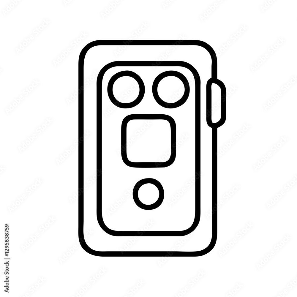 phone case icon, phone case line art - simple line art of phone case, perfect for phone case logos and icons phone case icon, phone case line art - simple line art of phone case, perfect for phone case logos and icons