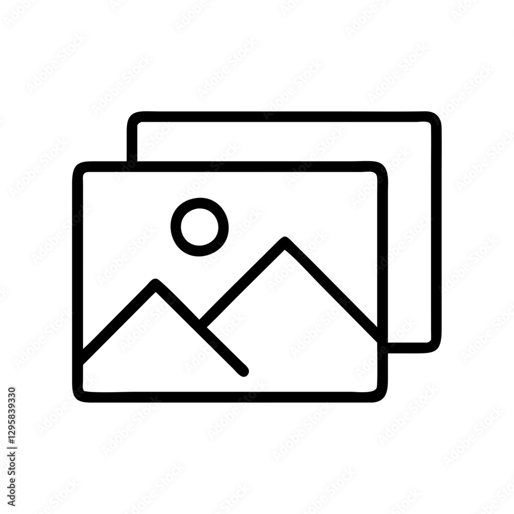 screenshot gallery icon, screenshot gallery line art - simple line art of screenshot gallery, perfect for screenshot gallery logos and icons screenshot gallery icon, screenshot gallery line art - simple line art of screenshot gallery, perfect for screenshot gallery logos and icons