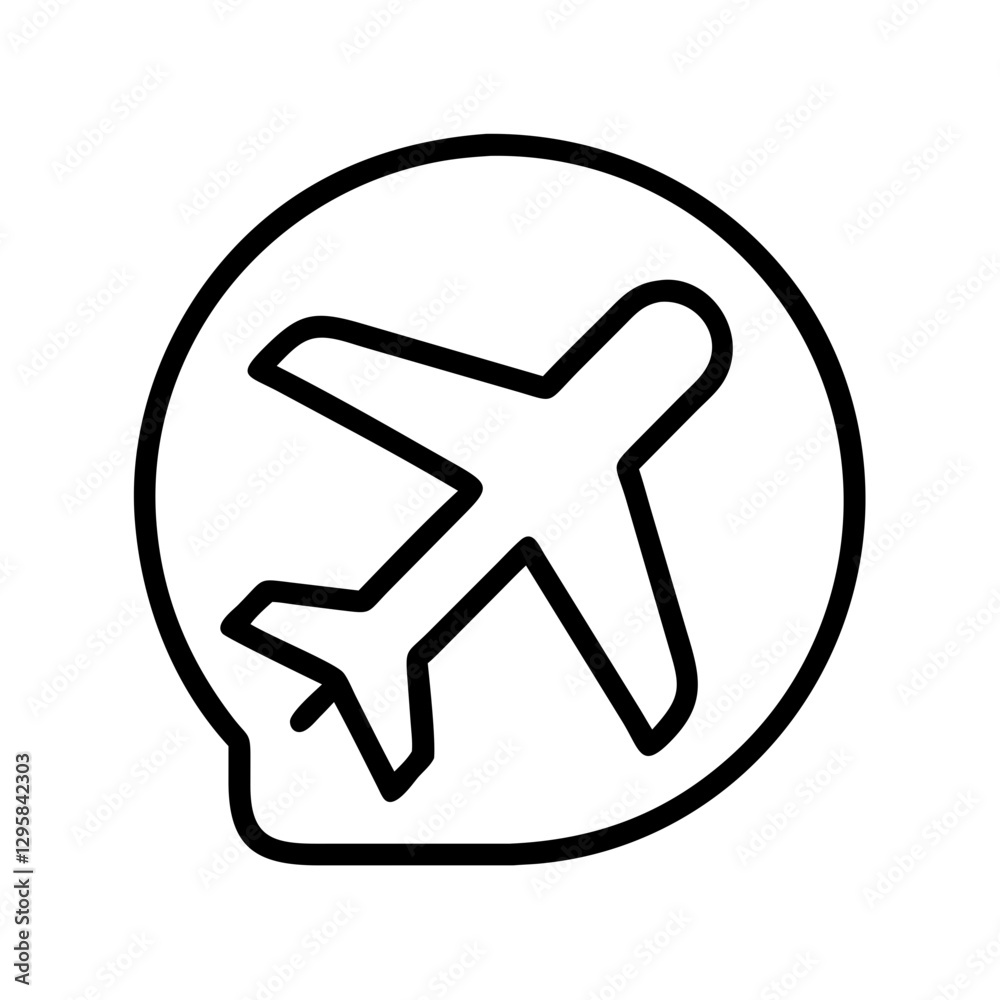 airplane mode icon, airplane mode line art - simple line art of airplane mode, perfect for airplane mode logos and icons airplane mode icon, airplane mode line art - simple line art of airplane mode, perfect for airplane mode logos and icons