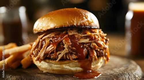 pulled pork sandwich