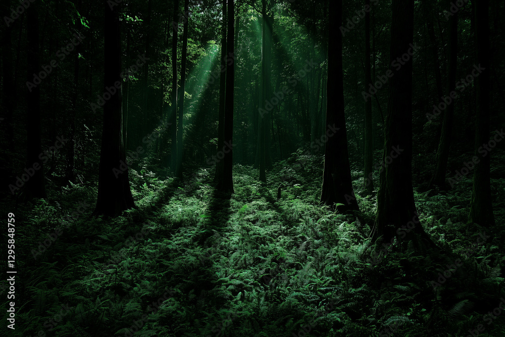 Fototapeta premium Dense Black Forest