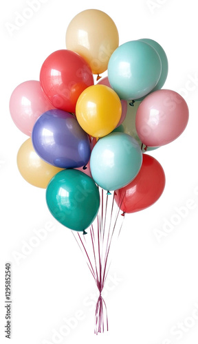 Wallpaper Mural PNG Colorful balloons birthday party event. Torontodigital.ca