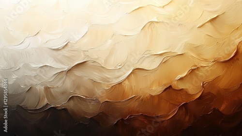 Soft brown and beige gradient wallpaper background