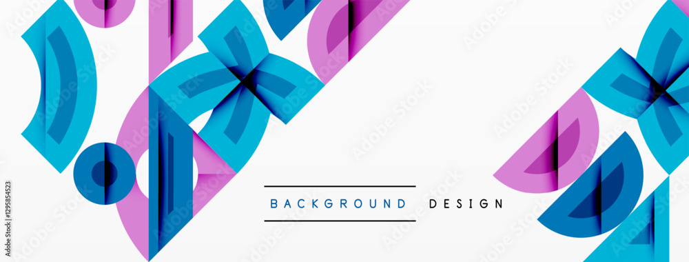Abstract geometric background shapes forming a modern, symmetrical pattern. Bold contrast, smooth gradients, dynamic composition, futuristic style Abstract geometric background shapes forming a modern, symmetrical pattern. Bold contrast, smooth gradients, dynamic composition, futuristic style