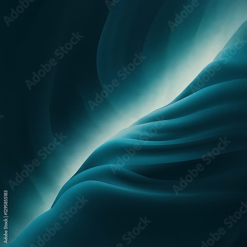 Wallpaper Mural Dark blue gradient background Torontodigital.ca