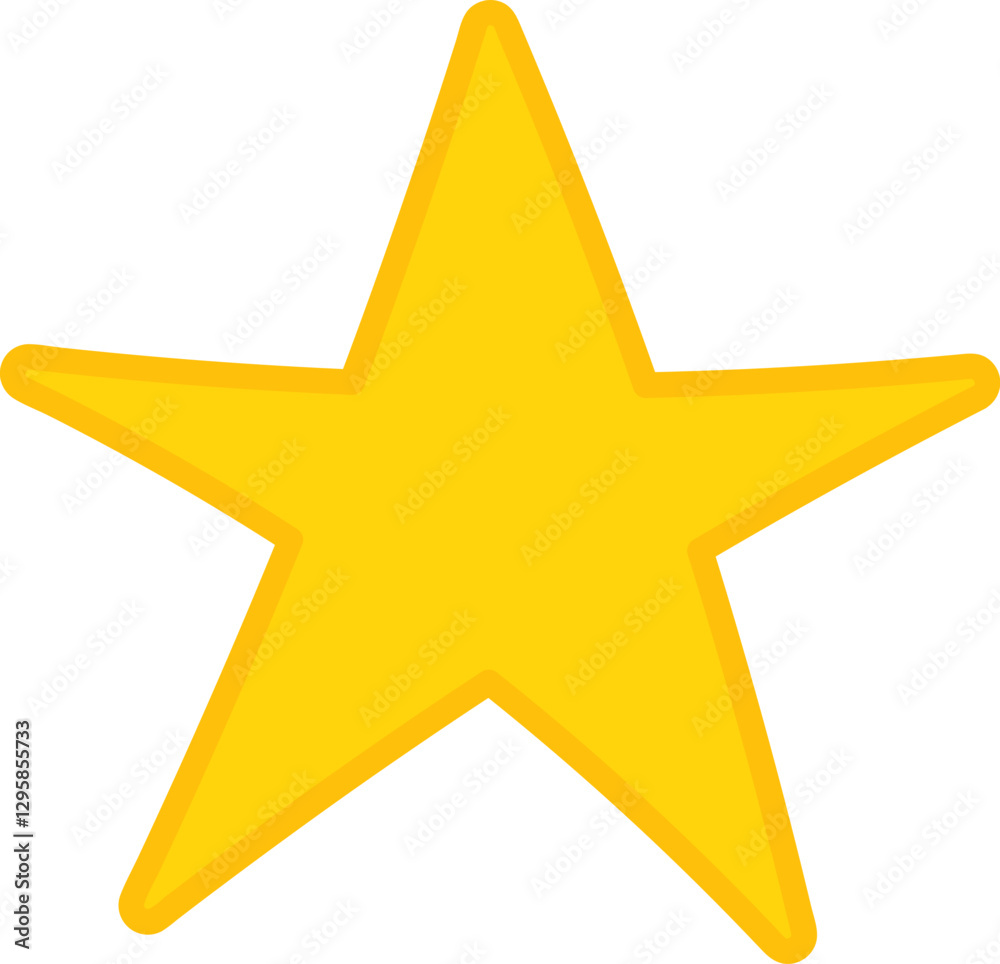 Line Art Star Set in Minimalist Style Line Art Star Set in Minimalist Style