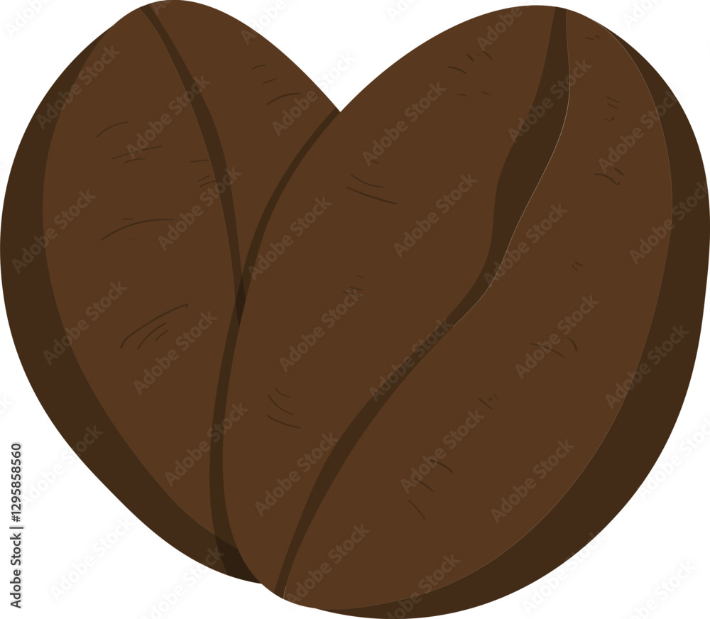 Fototapeta premium Costa Coffee Theme with Coffee Beans Decoration