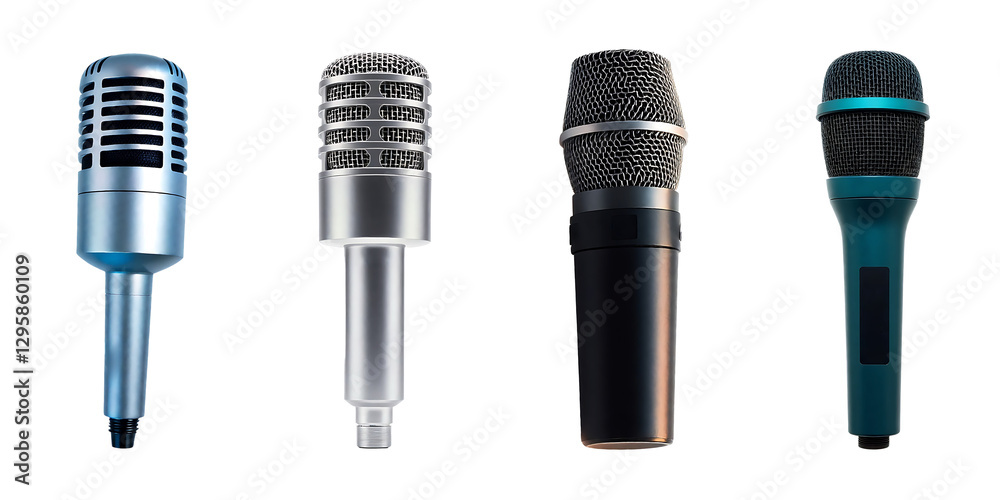 Comparison of Four Different modern Microphone. Comparison of Four Different modern Microphone.