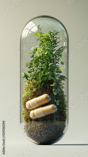 Wallpaper Mural Natural growth in a capsule for sustainability. Torontodigital.ca