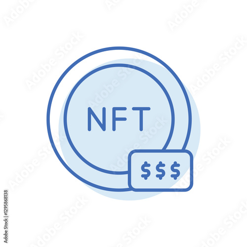 Expensive Token Vector icon