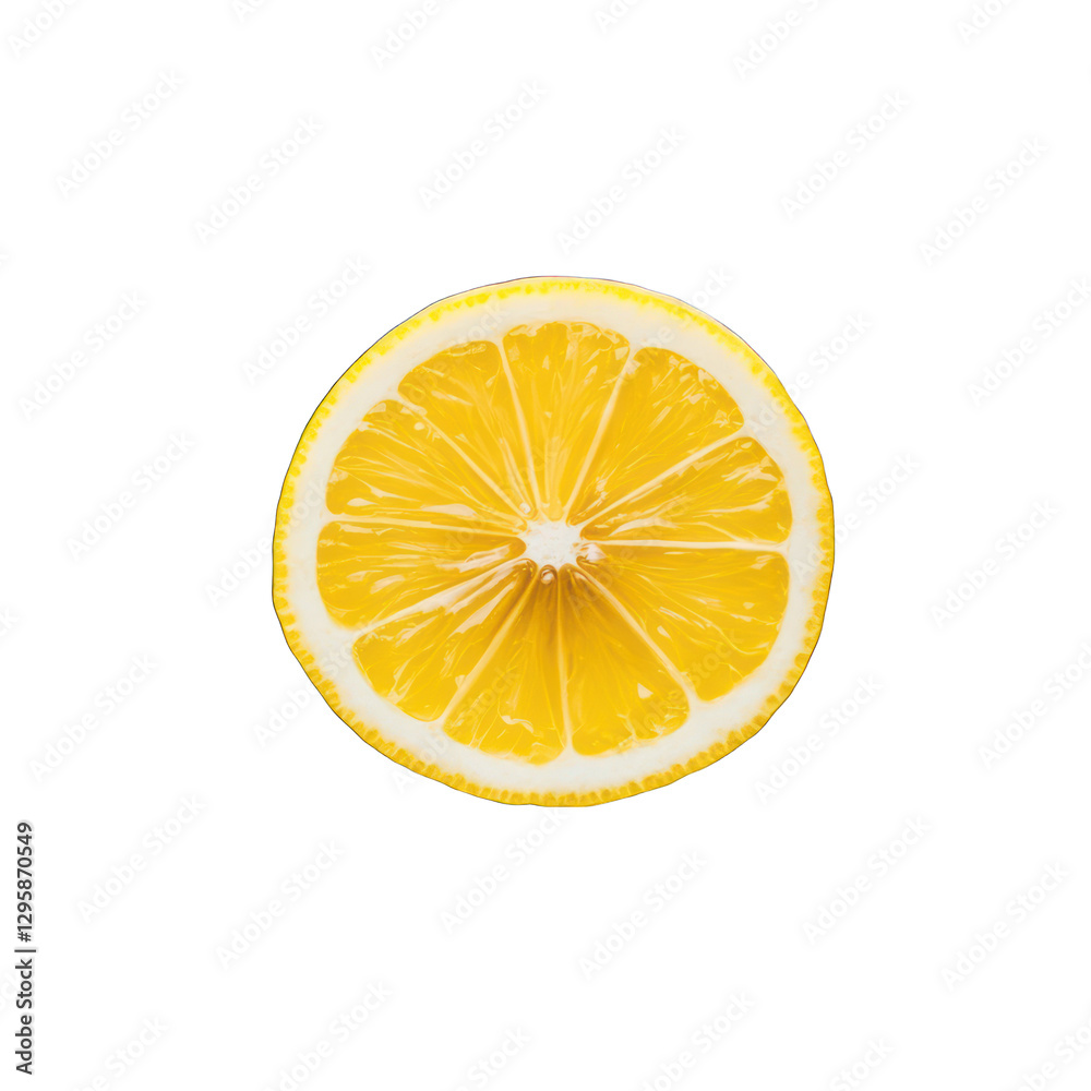 Lemon Slice: High-Res Image isolated on transparent background Lemon Slice: High-Res Image isolated on transparent background