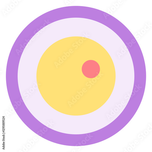 Follicle primary colored icon