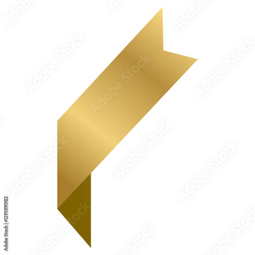 ribbon corner gold
