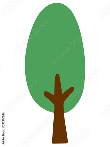 The trees vector illustration