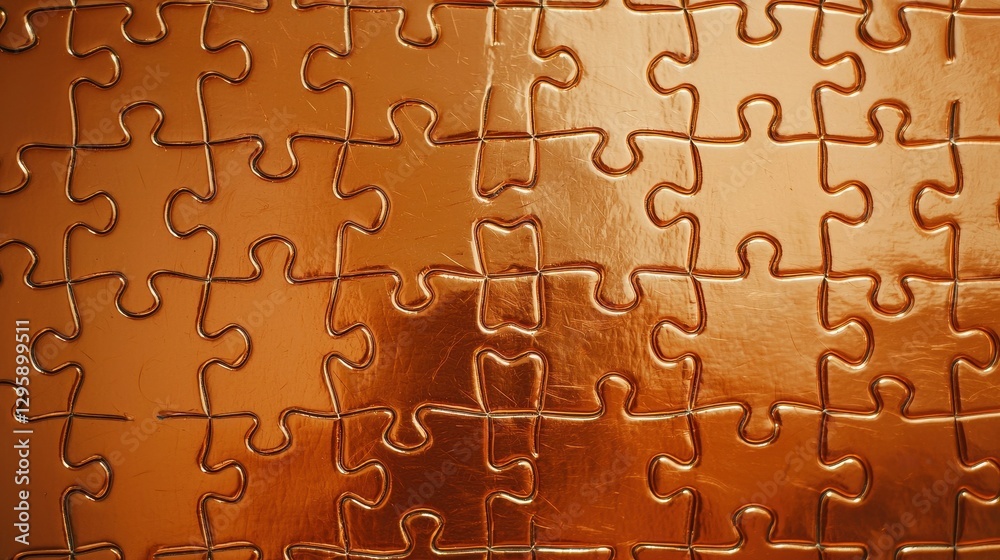 Shiny Gold Puzzle Pieces Background High-Quality Textured Design Shiny Gold Puzzle Pieces Background High-Quality Textured Design
