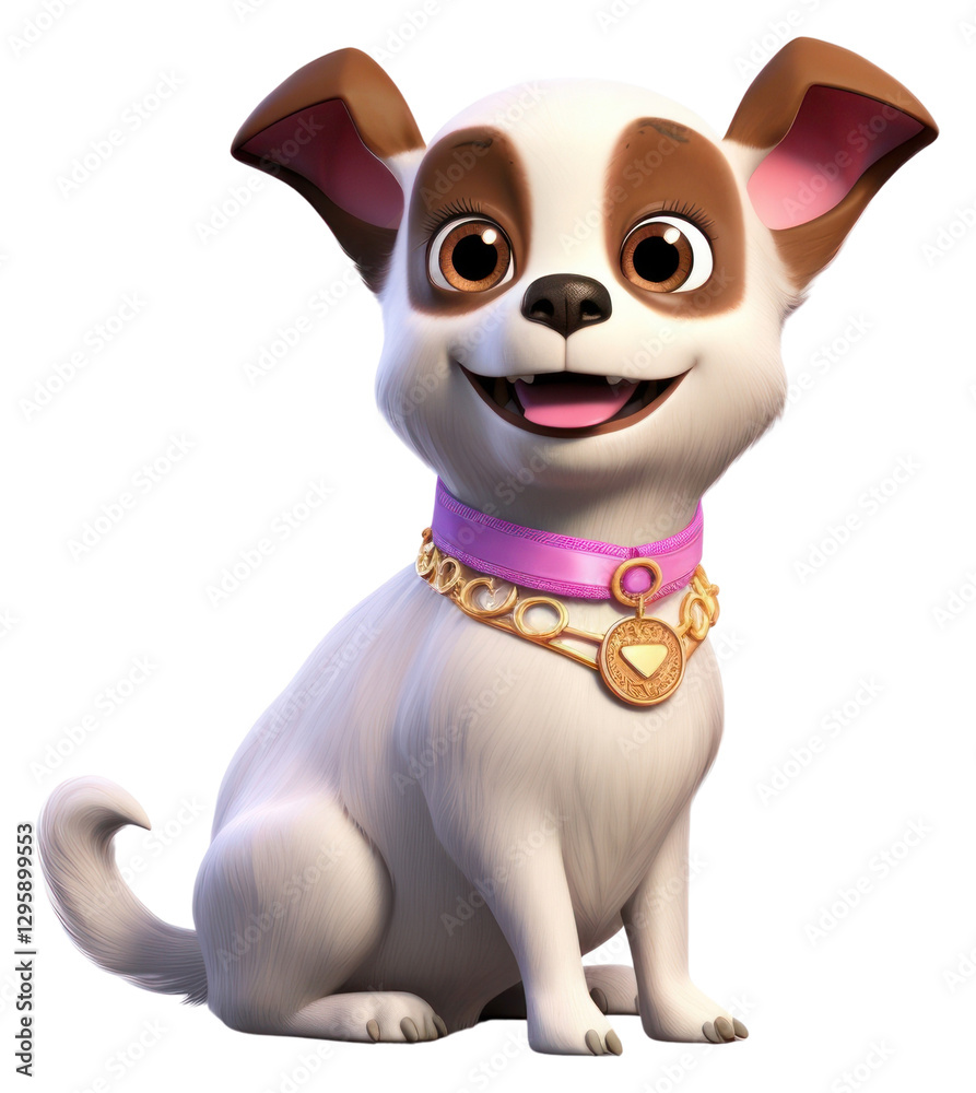 Obraz premium PNG Chihuahua figurine cartoon mammal.