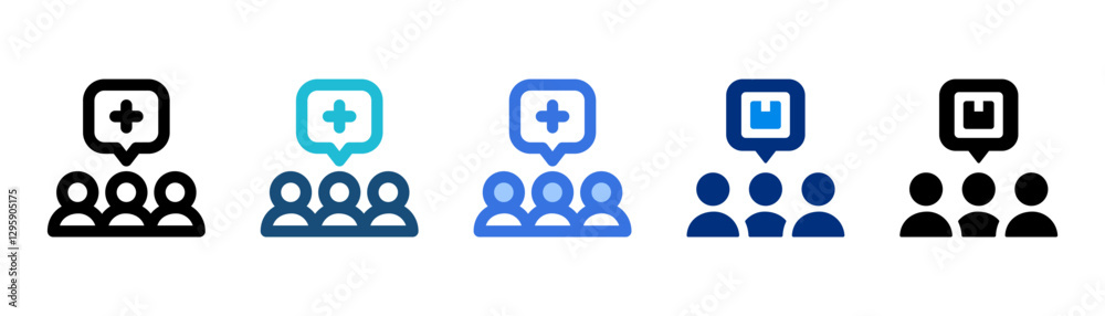 Needs icon set multiple style collection Needs icon set multiple style collection