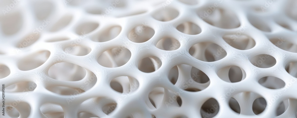 material science nanomaterials concept. Close-up of intricate white coral structure with holes and textures. material science nanomaterials concept. Close-up of intricate white coral structure with holes and textures.