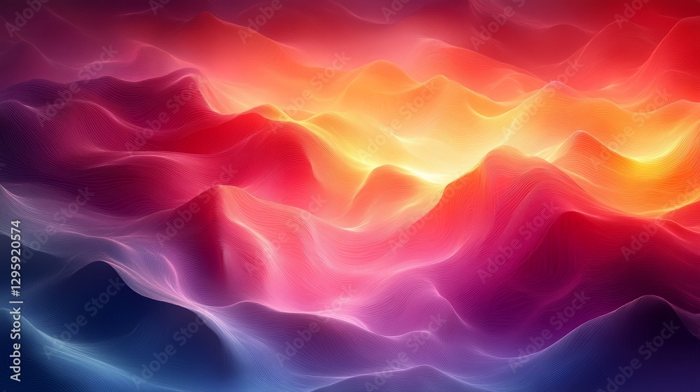 Obraz premium Smooth Gradient Silky Texture Background