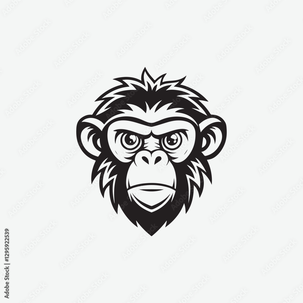 Obraz premium Discover a stylish money face vector silhouette with clean, clear lines and a minimalist white background. Perfect for modern designs, branding, and creative projects.