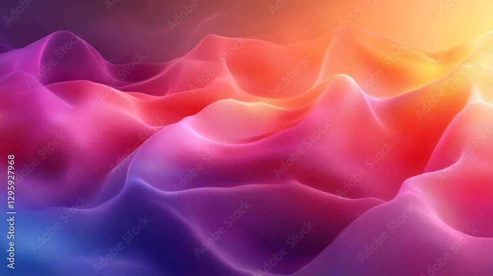 Fototapeta premium Smooth Gradient Silky Texture Background 