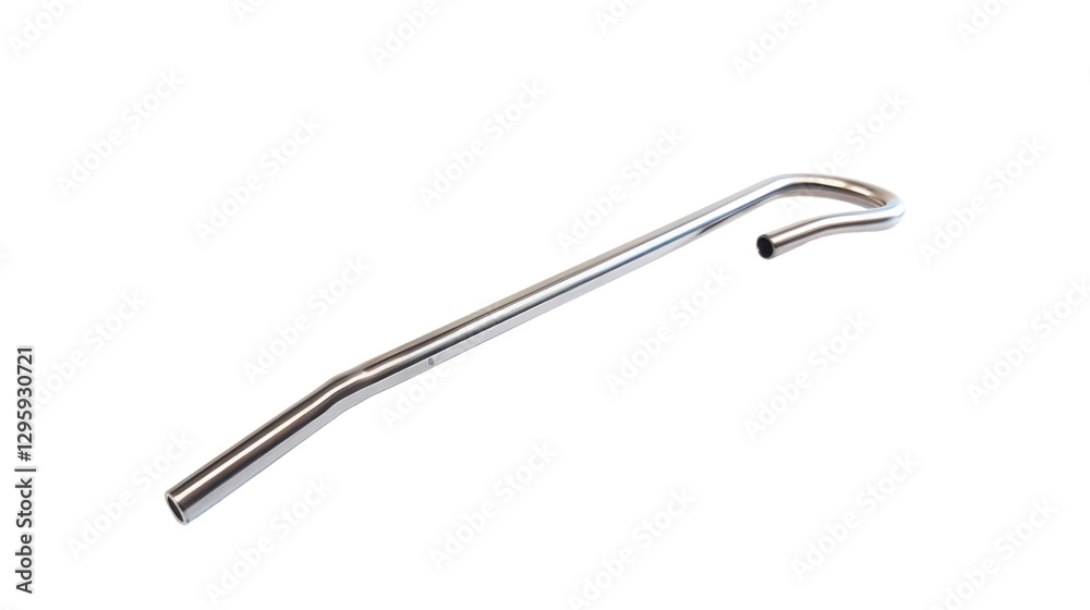 Chrome exhaust pipe isolated on transparent background Chrome exhaust pipe isolated on transparent background